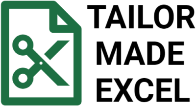 Tailor Made Excel scissors logo